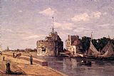 Eugene Boudin Famous Paintings - Le Havre, la tour Francois
